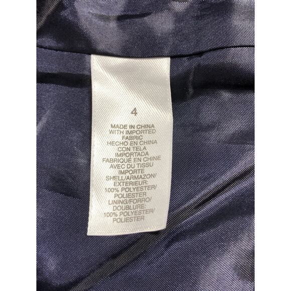 Liz Claiborne Women Jacket 4 Mob Wife 5 Buttons Front Office Siren Mob Wife - Picture 7 of 9